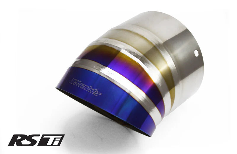 GReddy Performance Parts Optional Revolution RS Titanium Turndown Tip(s) 115mm Dia. - Ti Turndown Tip L120mm x 115mm Dia.