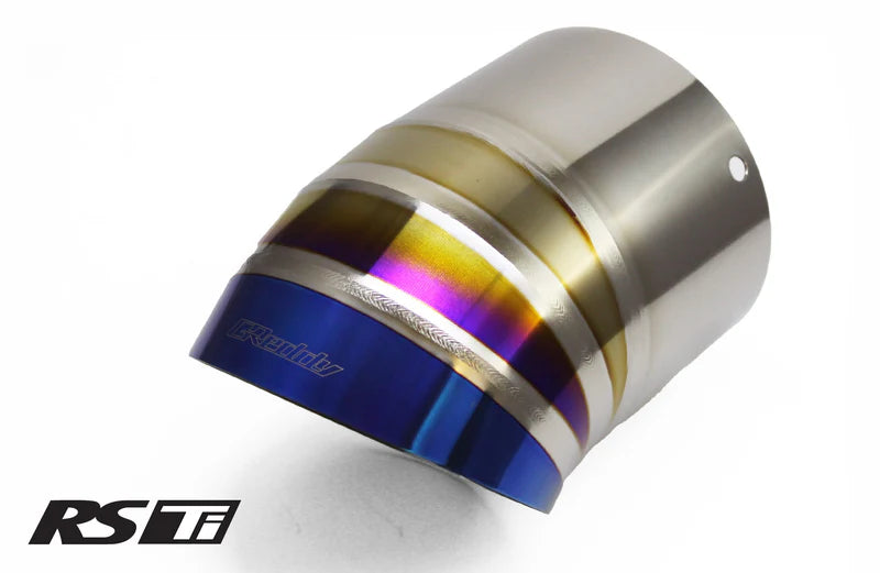 GReddy Performance Parts Optional Revolution RS Titanium Turndown Tip(s) 115mm Dia. - Ti Turndown Tip L120mm x 115mm Dia.