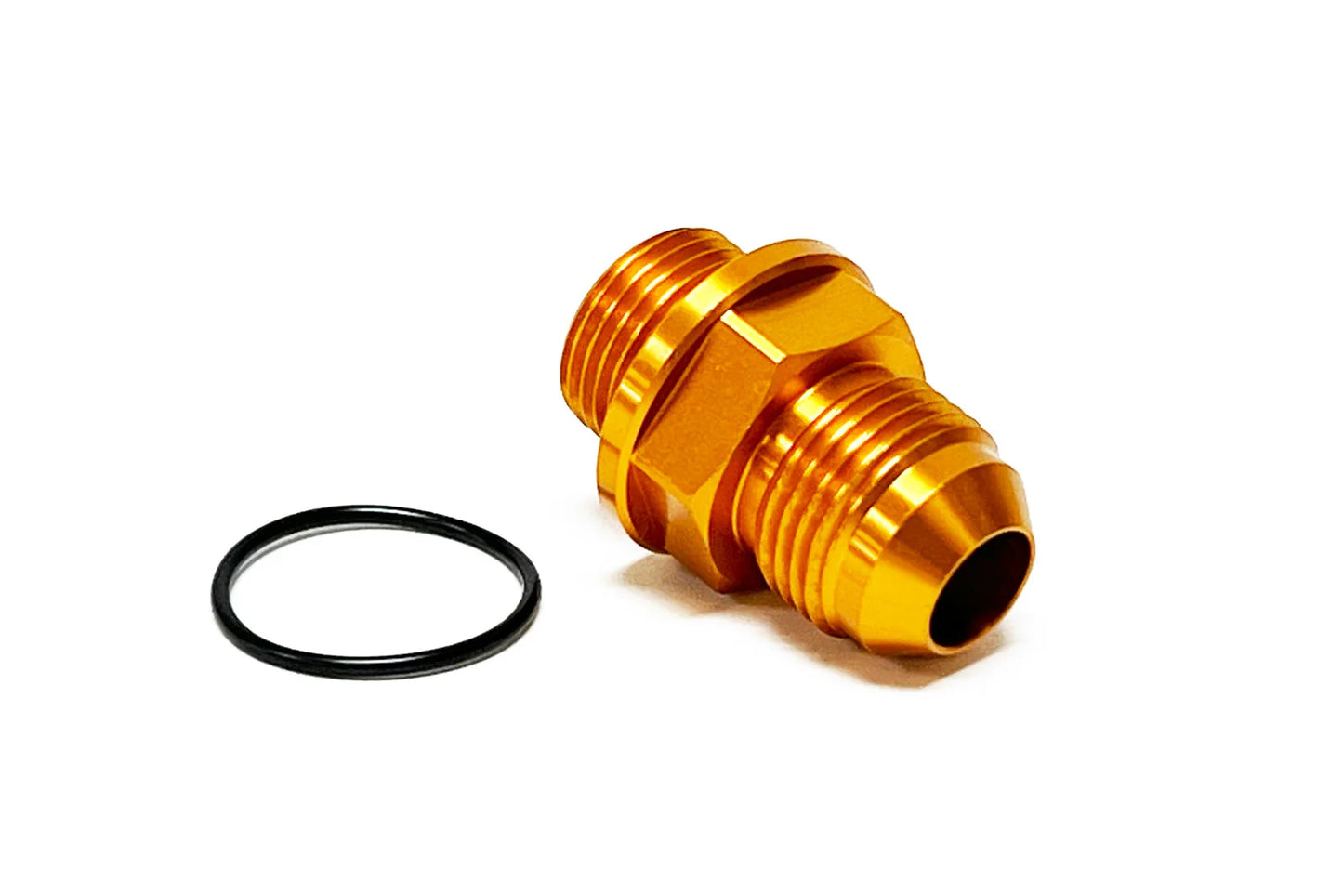 GReddy Performance Parts GReddy External O/C Thermo. Block (M18) - for Existing Relocation Kits - w/ 4x Direct Straight -10 Fittings (pre-order)