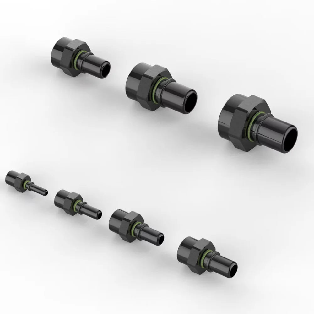 GReddy Performance Parts GREDDY PRO/SPEC TO FEMALE AN ADAPTER(s) - BLACK - 12871003 - 10 Pro/Spec to 10 Female AN Adapter