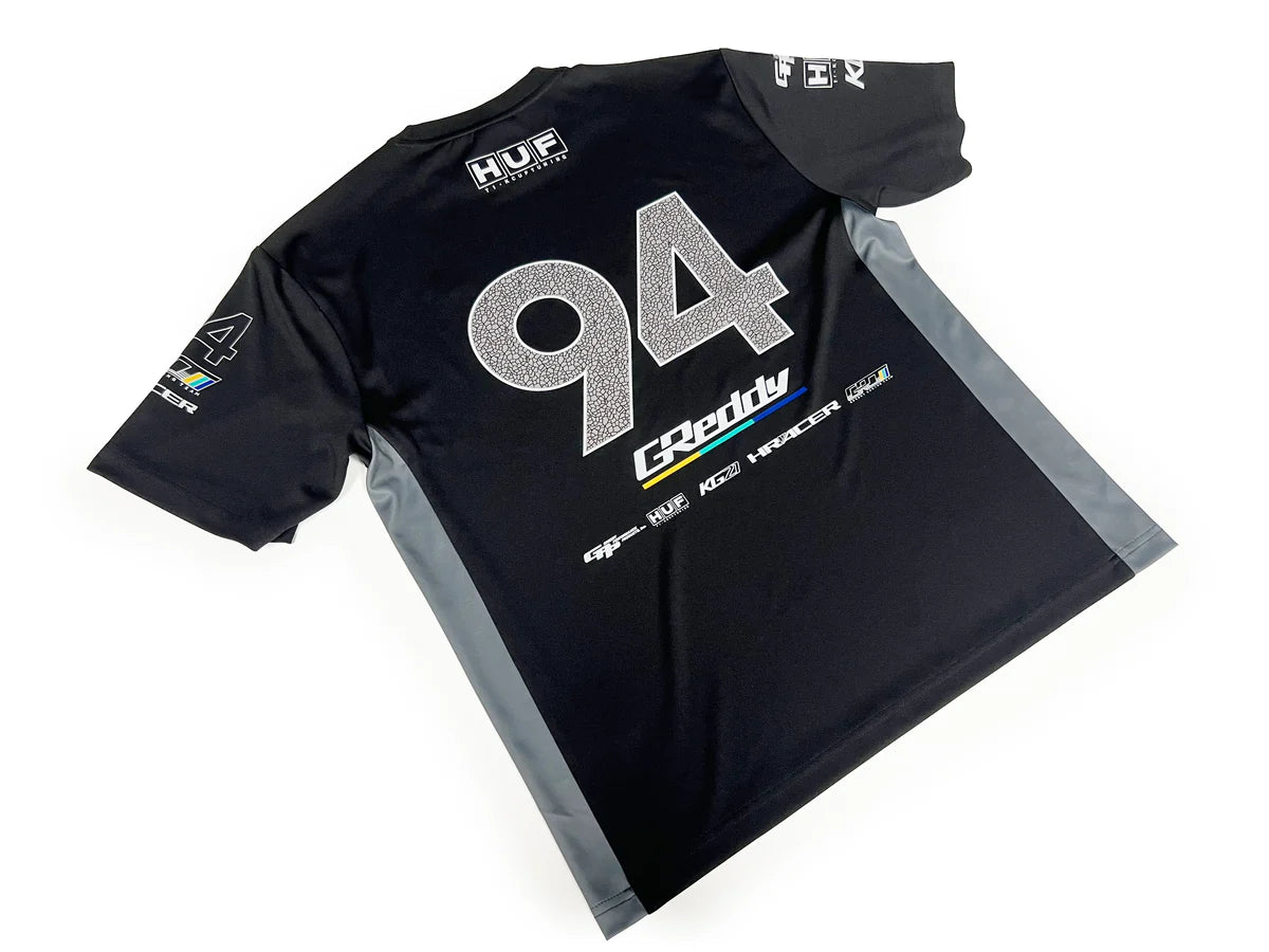 GReddy Performance Parts HUF x GReddy Formula Jersey - Black (11/21 ONLINE RELEASE) - 14210021 - Small