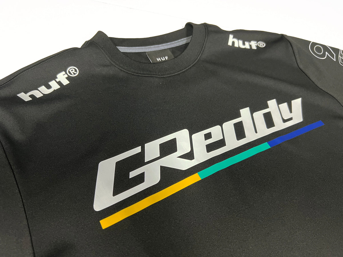 GReddy Performance Parts HUF x GReddy Formula Jersey - Black (11/21 ONLINE RELEASE) - 14210021 - Small