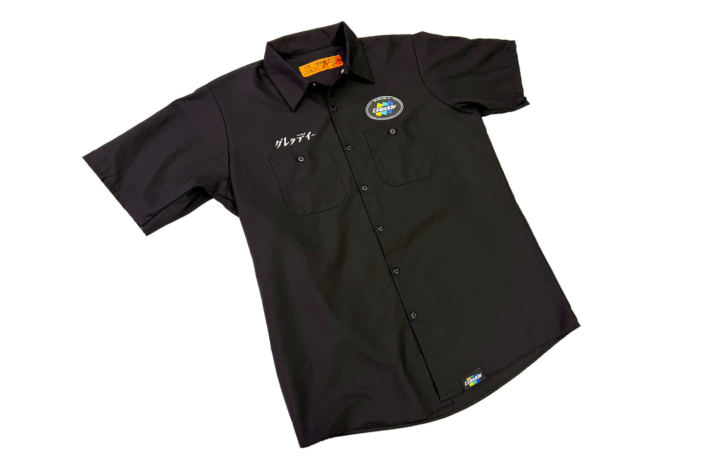 GReddy Performance Parts NEW! GReddy Mechanic's Button-up Work Shirt(s) V3 - Black - 18018006 - 3XL