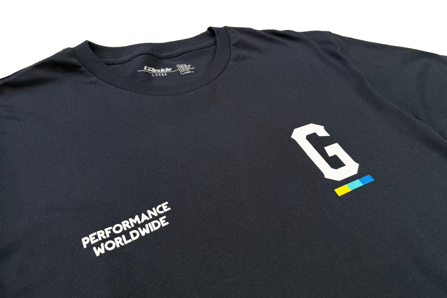 GReddy Performance Parts GReddy Worldwide Seal Tee - Navy Blue - 20114073 - Large