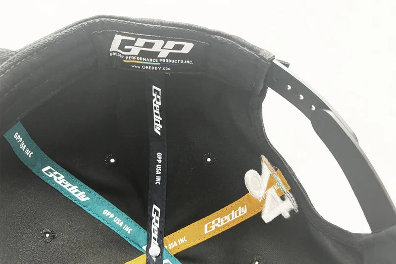 GReddy Performance Parts Racing Team Snap-Back Cap - Black