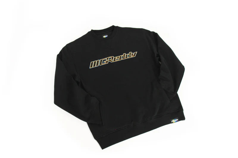 GReddy Performance Parts Slant Logo Crewneck - Black - 20413015 - XXL