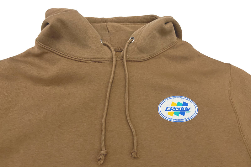 GReddy Performance Parts GReddy Racing Team Oval Logo Pullover Hood - Sand - 20425241 - SM
