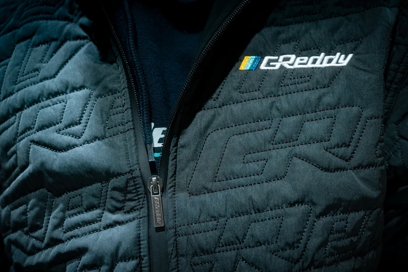 GReddy Performance Parts GReddy Quilted Nylon Jacket - Black - 20504012 - Medium