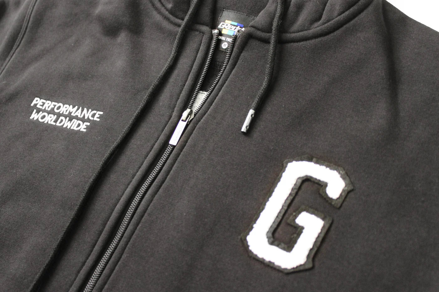 GReddy Performance Parts Varsity Zip-Up Hooded Fleece - Black - 20507206 - XXXL