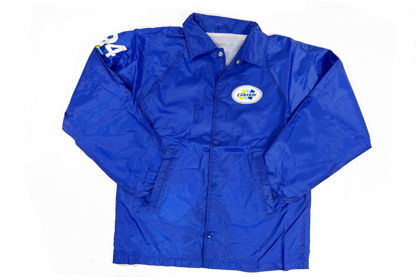 GReddy TRUST Japan GReddy Racing Team Oval Lightweight Coaches Jacket - Royal Blue - 20525013 - Large Royal
