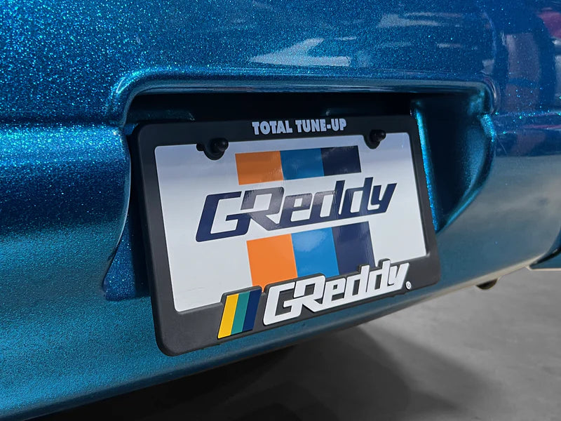 GReddy Performance Parts Total Tune Up License Plate Frame - "Black-out" or "Color" - Classic - Colors : p/n 21112000
