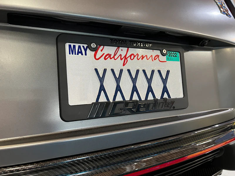 GReddy Performance Parts Total Tune Up License Plate Frame - "Black-out" or "Color" - Classic - Colors : p/n 21112000