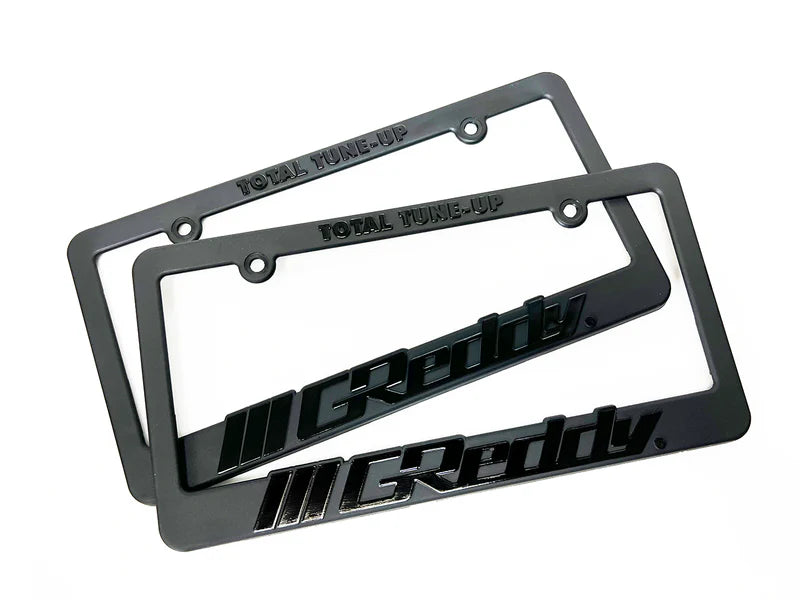 GReddy Performance Parts Total Tune Up License Plate Frame - "Black-out" or "Color" - Classic - Colors : p/n 21112000