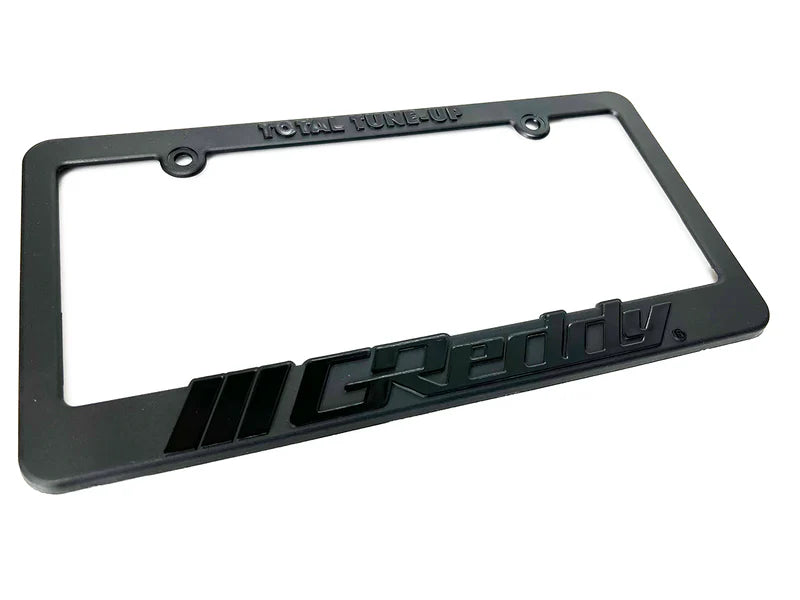 GReddy Performance Parts Total Tune Up License Plate Frame - "Black-out" or "Color" - Classic - Colors : p/n 21112000