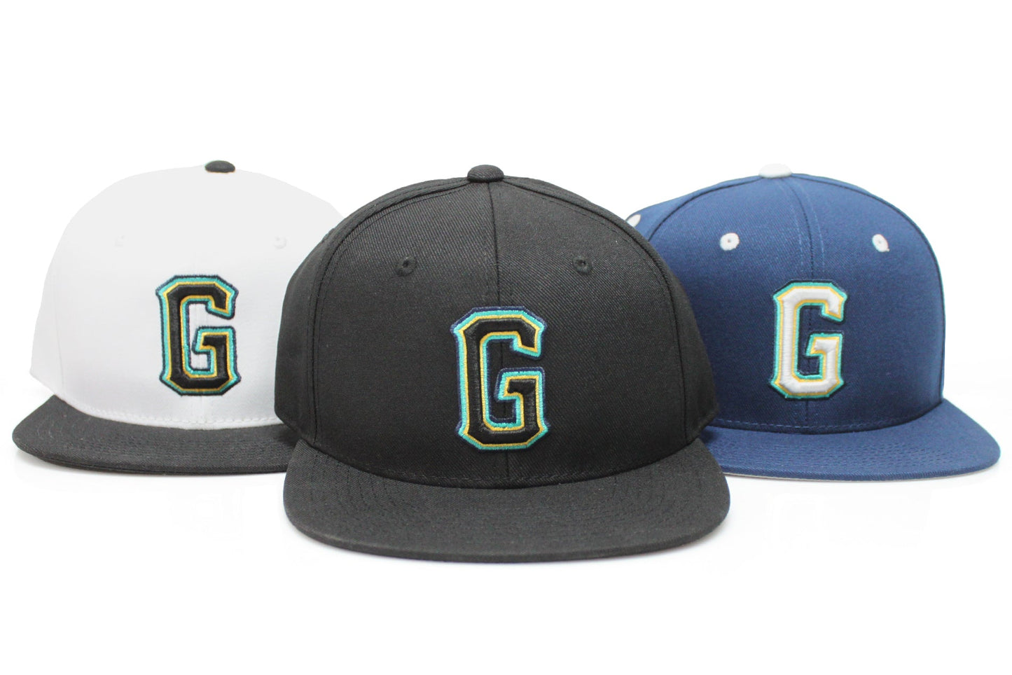GReddy TRUST Japan GReddy 3-Color "G" Snap-Back Cap - White and Black