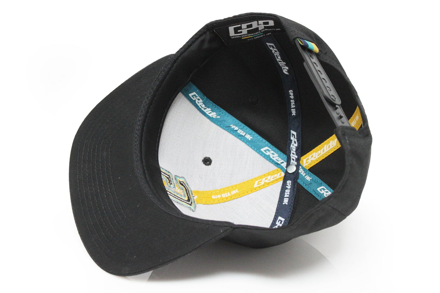 GReddy TRUST Japan GReddy 3-Color "G" Snap-Back Cap - Black