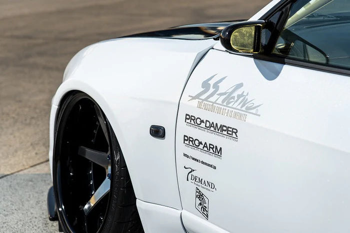 GReddy Performance Parts Garage Active Group-A Type Dry Carbon Side Mirrors (R32/R33/R34) - 44881102 R32