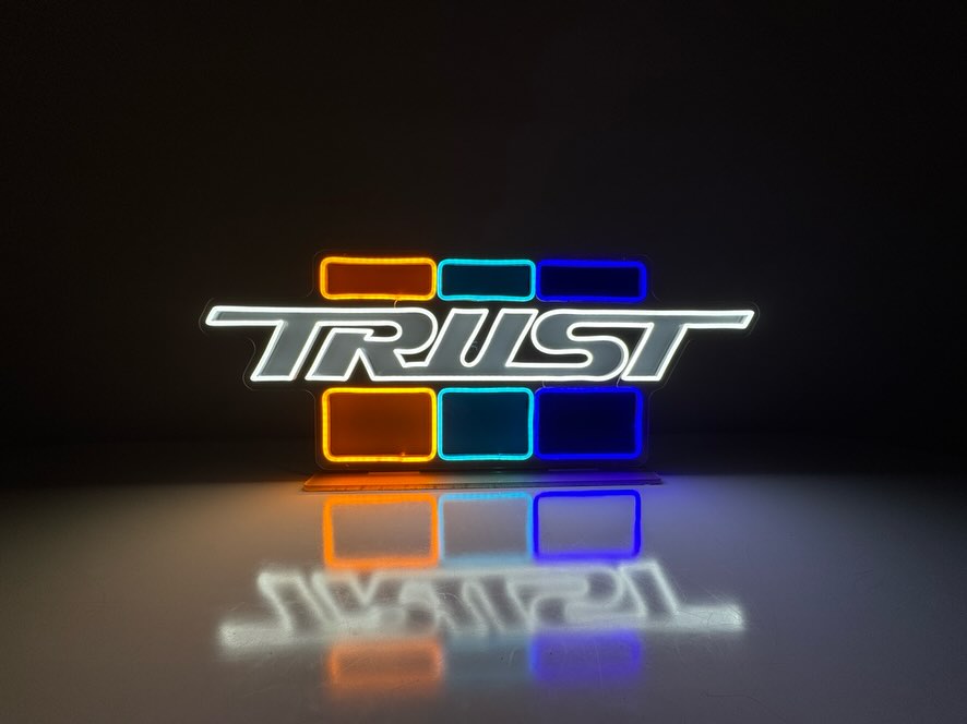 GReddy TRUST Japan Neon LED Sign TRUST W80-P