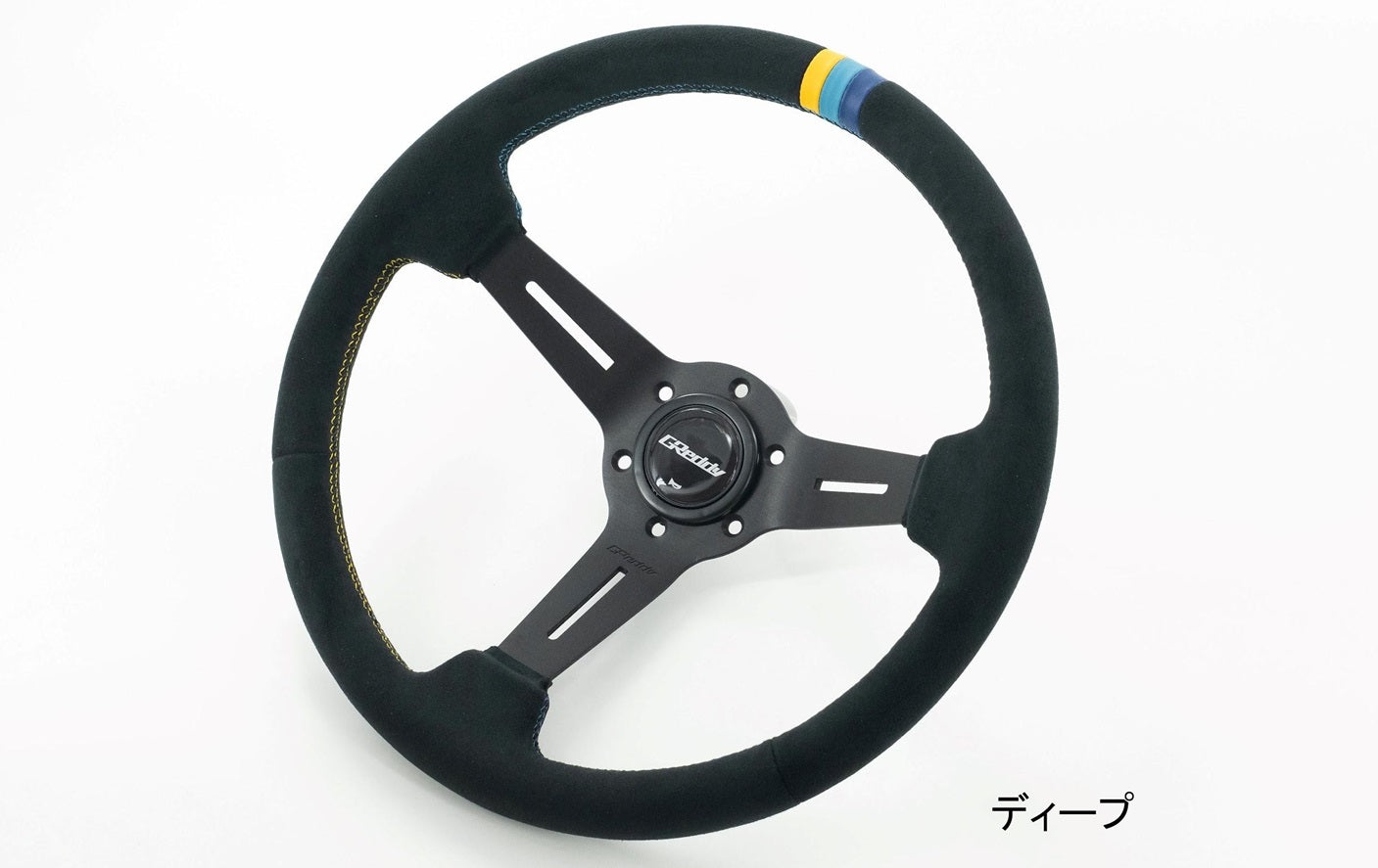 GReddy TRUST Japan sports steering wheel suede - Deep 16600014