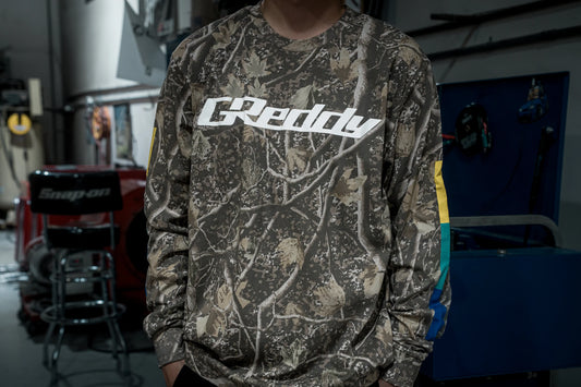 GReddy Performance Parts GReddy OG Long Sleeve Tee - Camo - 20112331 - Small