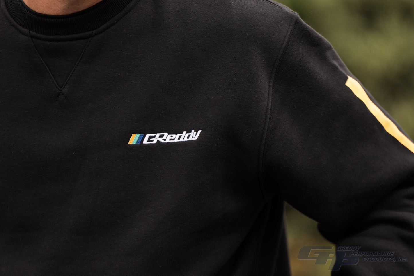 GReddy TRUST Japan GReddy Embroidered Fleece, with Pockets and Sleeve stripes - Black - 20412014 - X Large