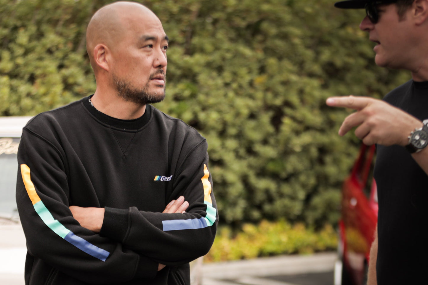 GReddy TRUST Japan GReddy Embroidered Fleece, with Pockets and Sleeve stripes - Black - 20412012 - Medium