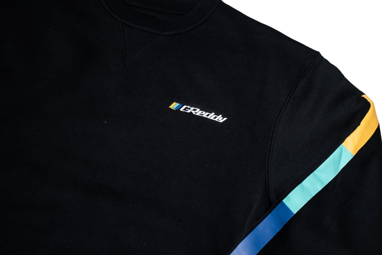 GReddy TRUST Japan GReddy Embroidered Fleece, with Pockets and Sleeve stripes - Black - 20412012 - Medium