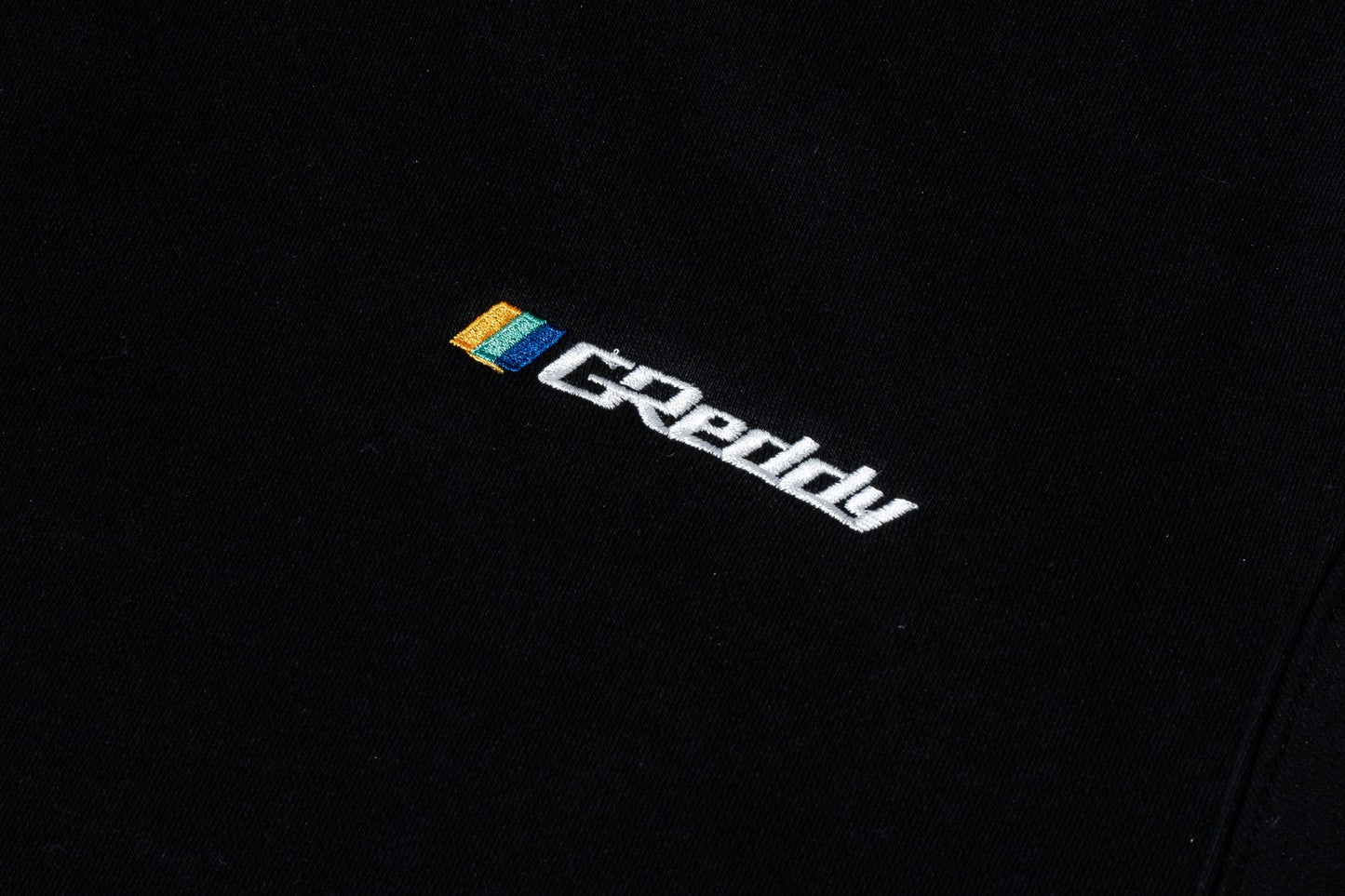 GReddy TRUST Japan GReddy Embroidered Fleece, with Pockets and Sleeve stripes - Black - 20412014 - X Large