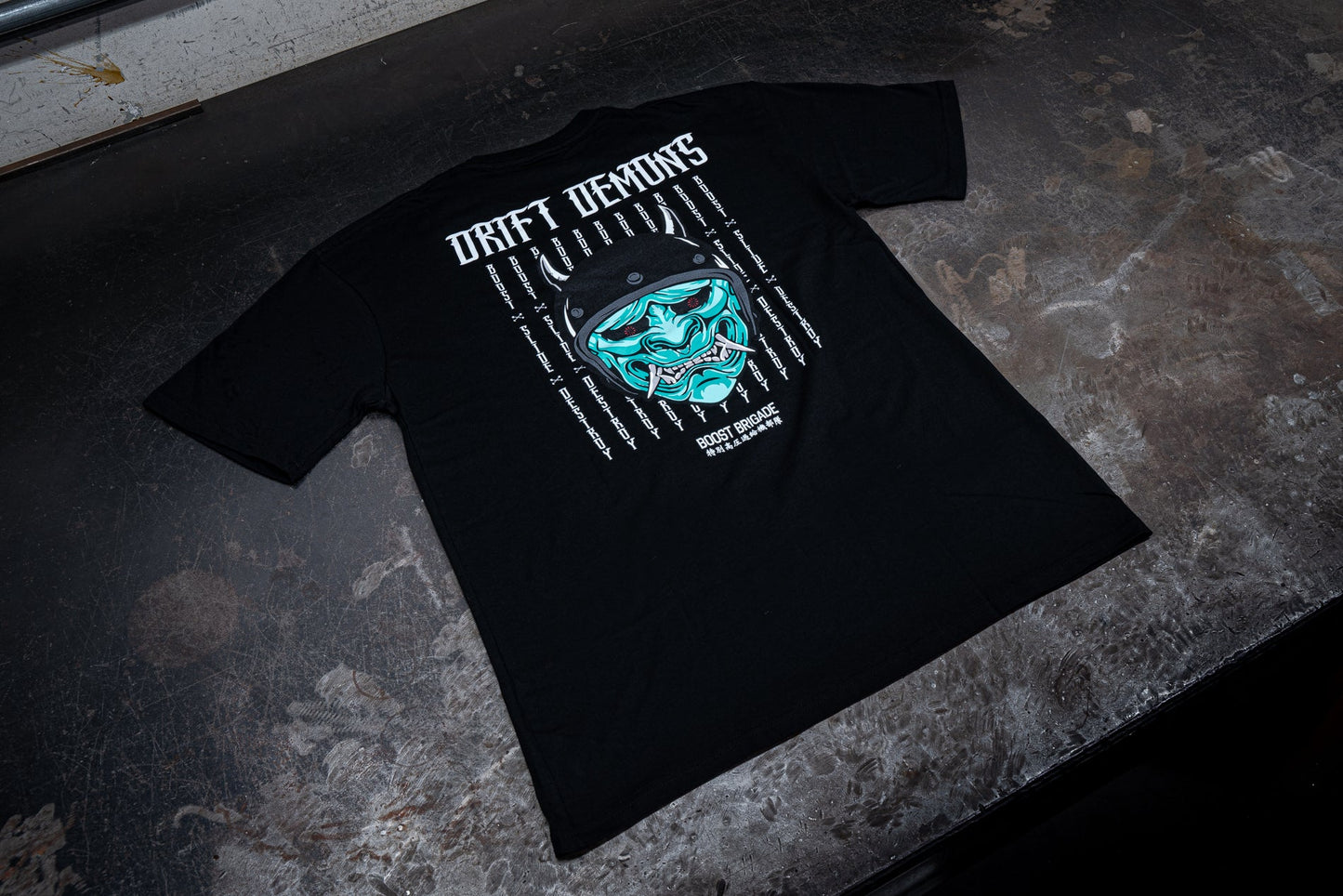GReddy TRUST Japan Boost Brigade "DD" Drift Demons Tee - Black - 21104002 - Medium