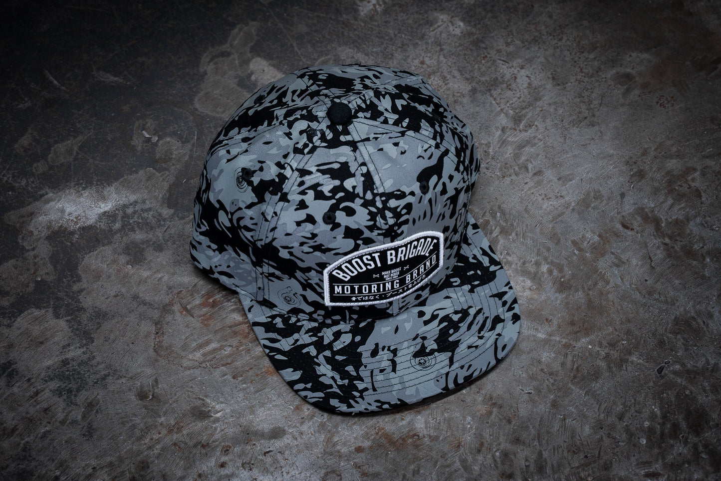 GReddy TRUST Japan Boost Brigade Company Logo Snap-back - Camo