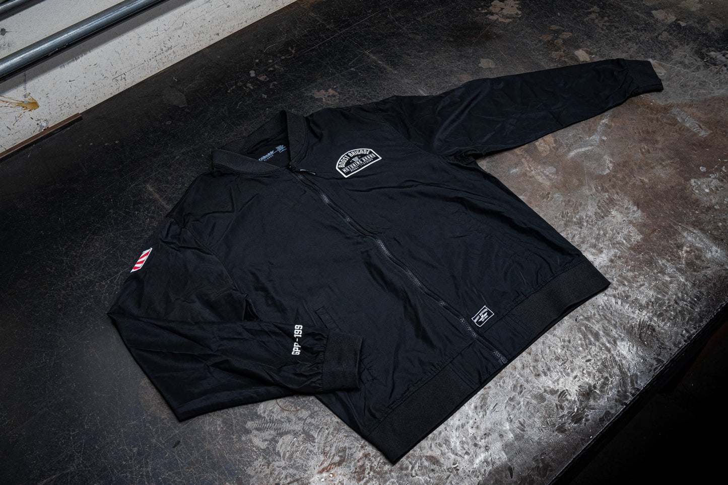 GReddy TRUST Japan Boost Brigade Logo Lightweight Nylon MA1 Jacket - Black - 21535806 - XXXL