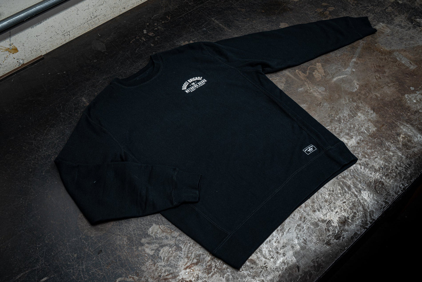 GReddy TRUST Japan Boost Brigade Logo Crew - Black - 21435002 - Medium