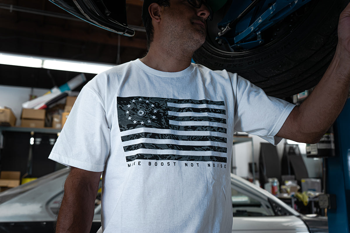 GReddy TRUST Japan Boost Brigade Flag 2.0 Tee - White - 21122016 - XXXL