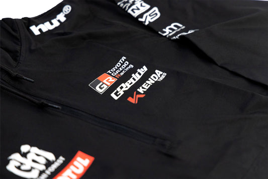 GReddy Performance Parts 2026 K.Gushi Team Nylon Pullover - Black - 23140031 - Small