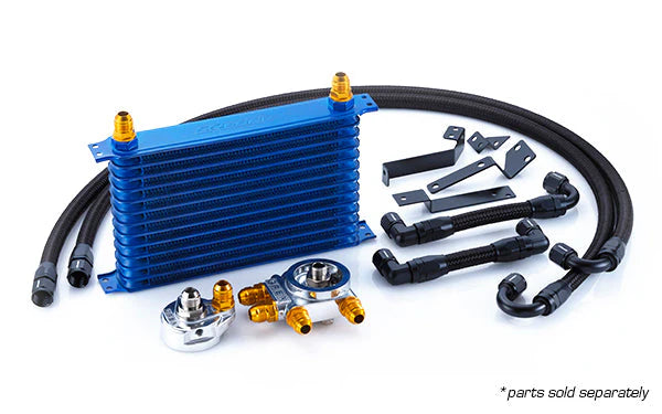 GReddy Performance Parts Universal Oil Cooler Core(s) - 120043116 - #16 row - w/ -10AN fittings