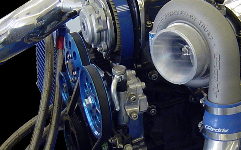 GReddy Performance Parts ALUMINUM RACING PULLEY KIT RB26DETT (BCNR33/BNR34) - (13522113)