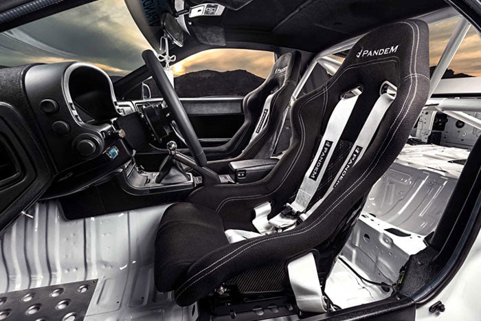 GReddy Performance Parts Pandem Seat Belt Harness - White