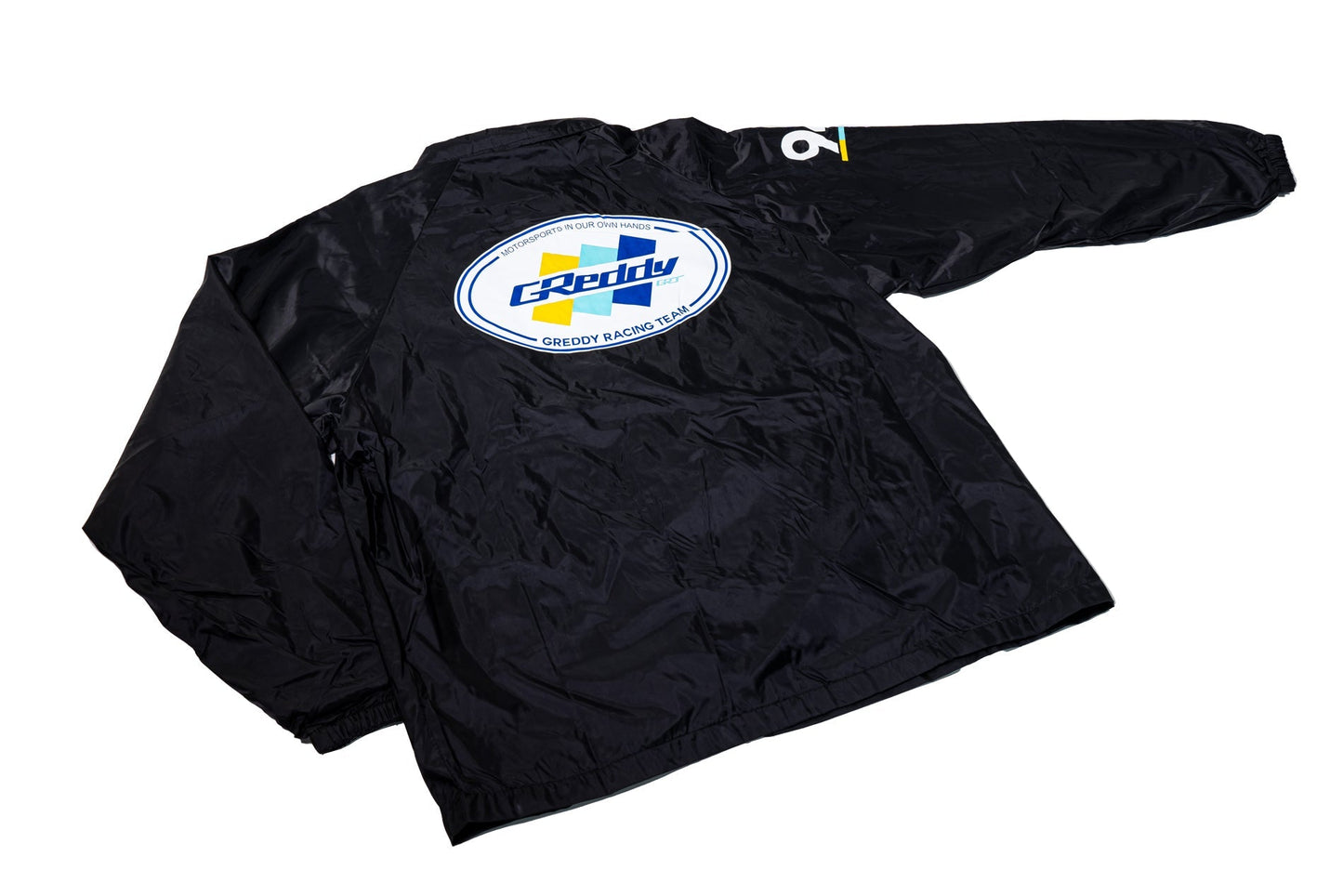 GReddy TRUST Japan GReddy Racing Team Oval Lightweight Coaches Jacket - Black - 20525002 - Medium Black