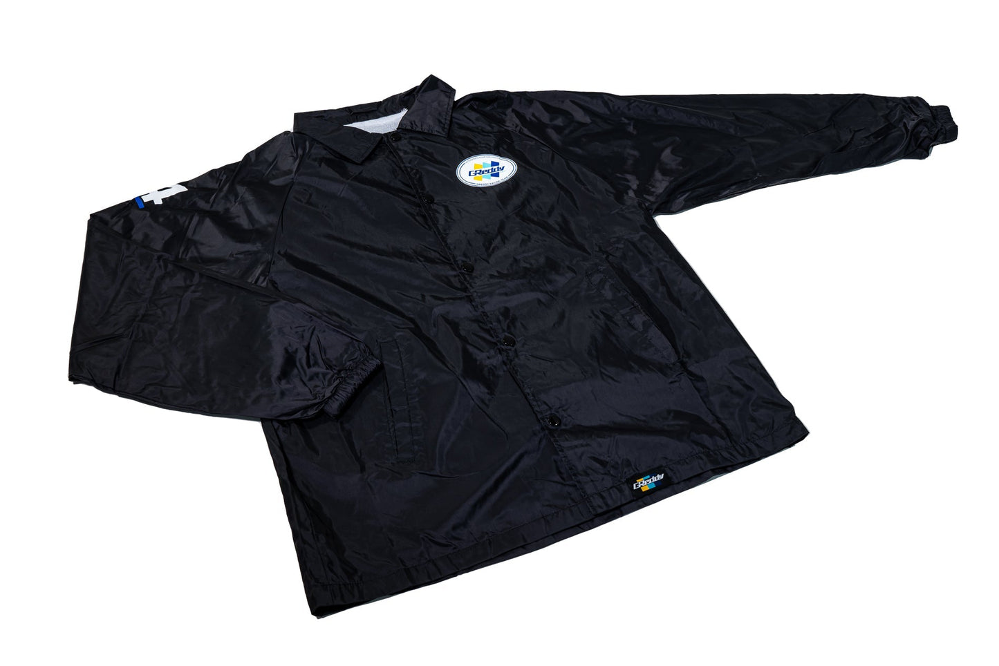 GReddy TRUST Japan GReddy Racing Team Oval Lightweight Coaches Jacket - Black - 20525003 - Large Black
