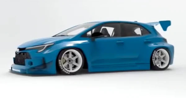 GReddy Performance Parts Pandem Aero - Toyota GR Corolla Rear Over-Fenders - 66910227