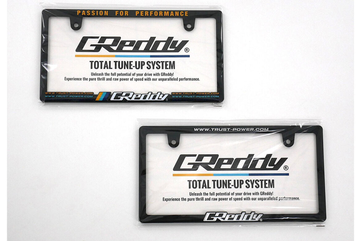 GReddy TRUST Japan GReddy License Plate Frame GReddy URL 3-color