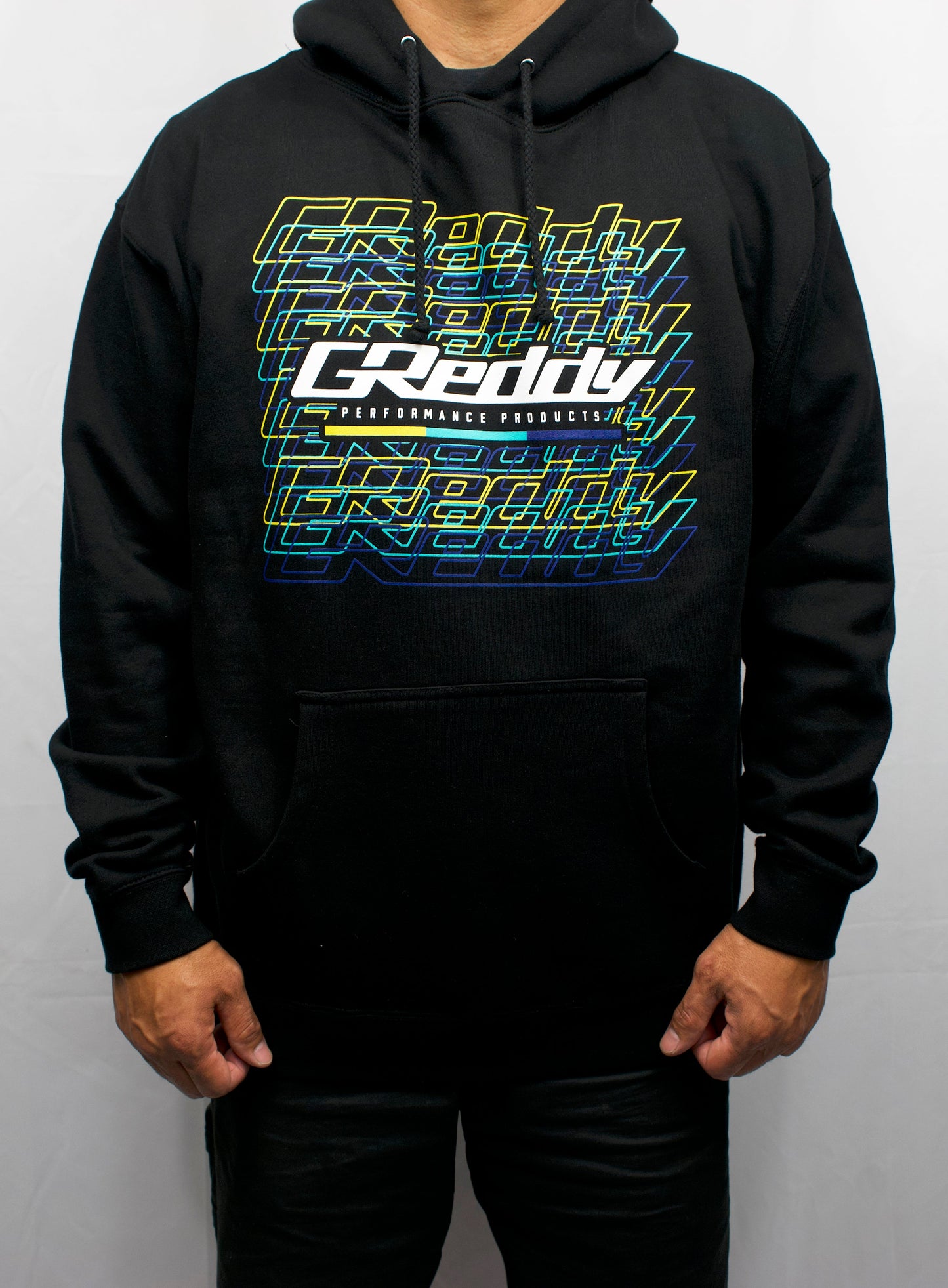 GReddy TRUST Japan Matrix Pullover Hoodie - Black - 20119303 - Large