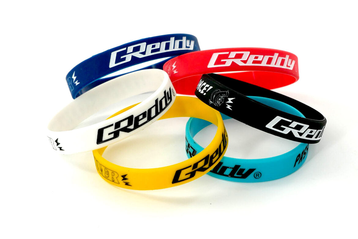 GReddy TRUST Japan Silicone Wristband - Power Orange