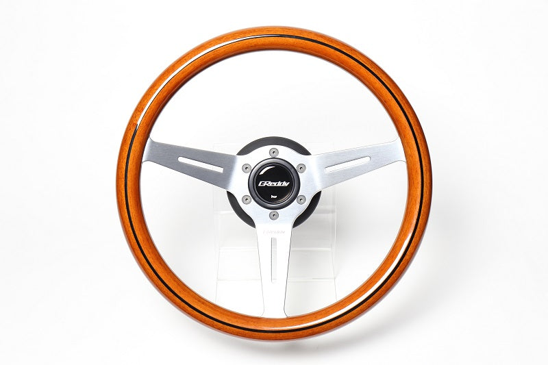 GReddy TRUST Japan SPORTS STEERING WOOD TYPE LIGHT BROWN FOR 16600008