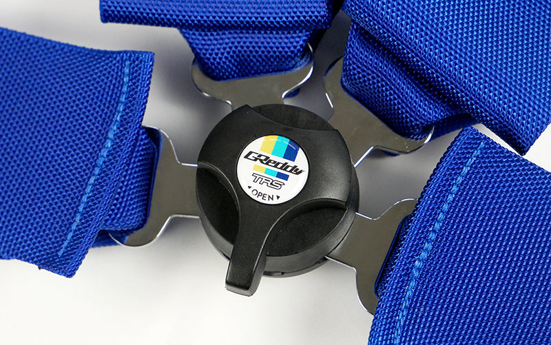 GReddy TRUST Japan X TRS RACING HARNESS 3 INCH 4 POINT LH BLUE FOR 16601021