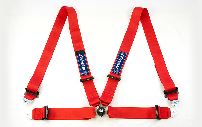 GReddy TRUST Japan X TRS RACING HARNESS 3 INCH 4 POINT LH ORANGE FOR 16601027