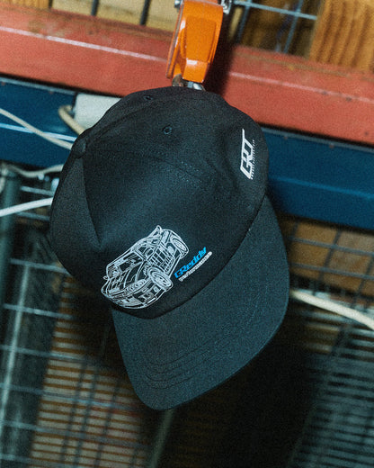 GReddy Performance Parts HUF x GReddy Diagram Snapback Hat - Black (Collection drops 4/24)