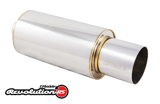 GReddy Performance Parts 11001125 - 2.5" Universal Revolution RS Muffler with welded-on 105mm Tip