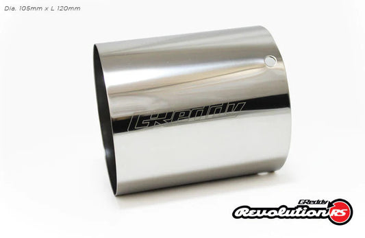 GReddy Performance Parts Replacement Revolution RS SUS 304 Tip(s) 105mm Dia. - 11001143 - 105mm Dia. x L 120mm, Std.