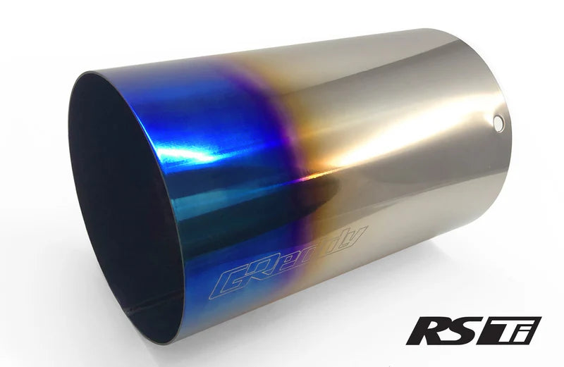 GReddy Performance Parts Optional Revolution RS Titanium Tip(s) 115mm Dia. - 11002104 - Ti  115mm Dia. x L 185mm XXL